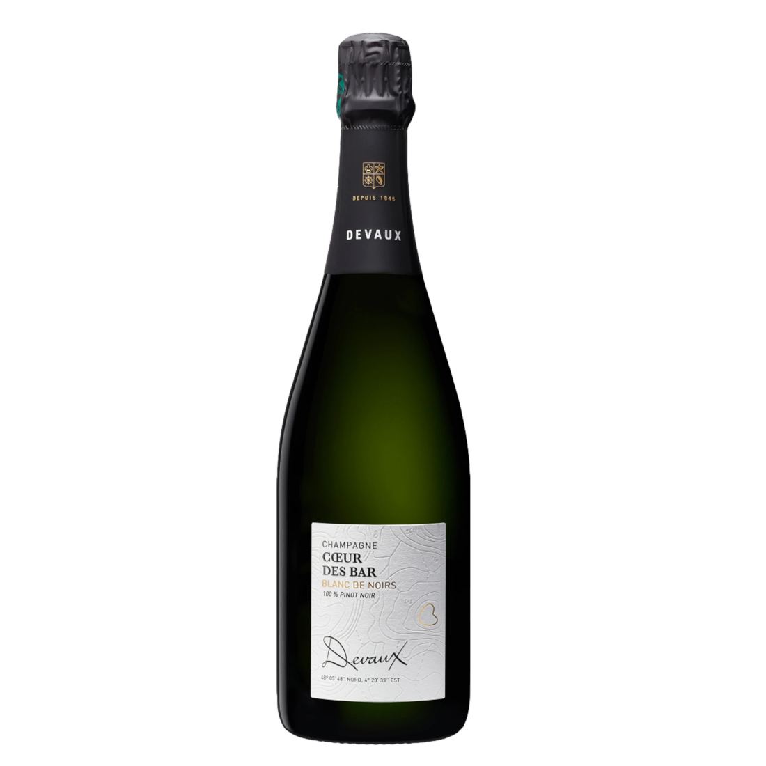 Devaux Cœur des Bar Blanc de Noir Champagne Brut