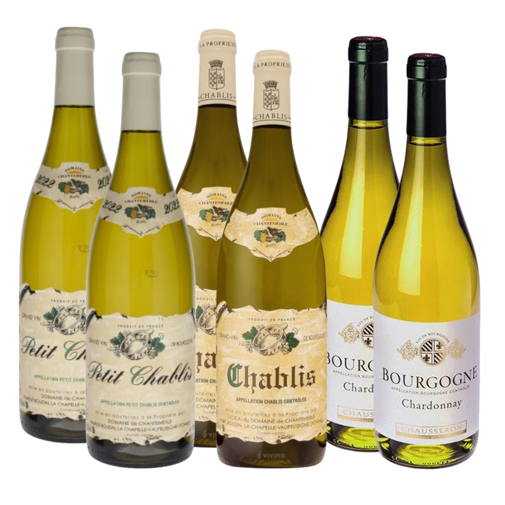 Ranskalainen Chardonnay -maistelulaatikko