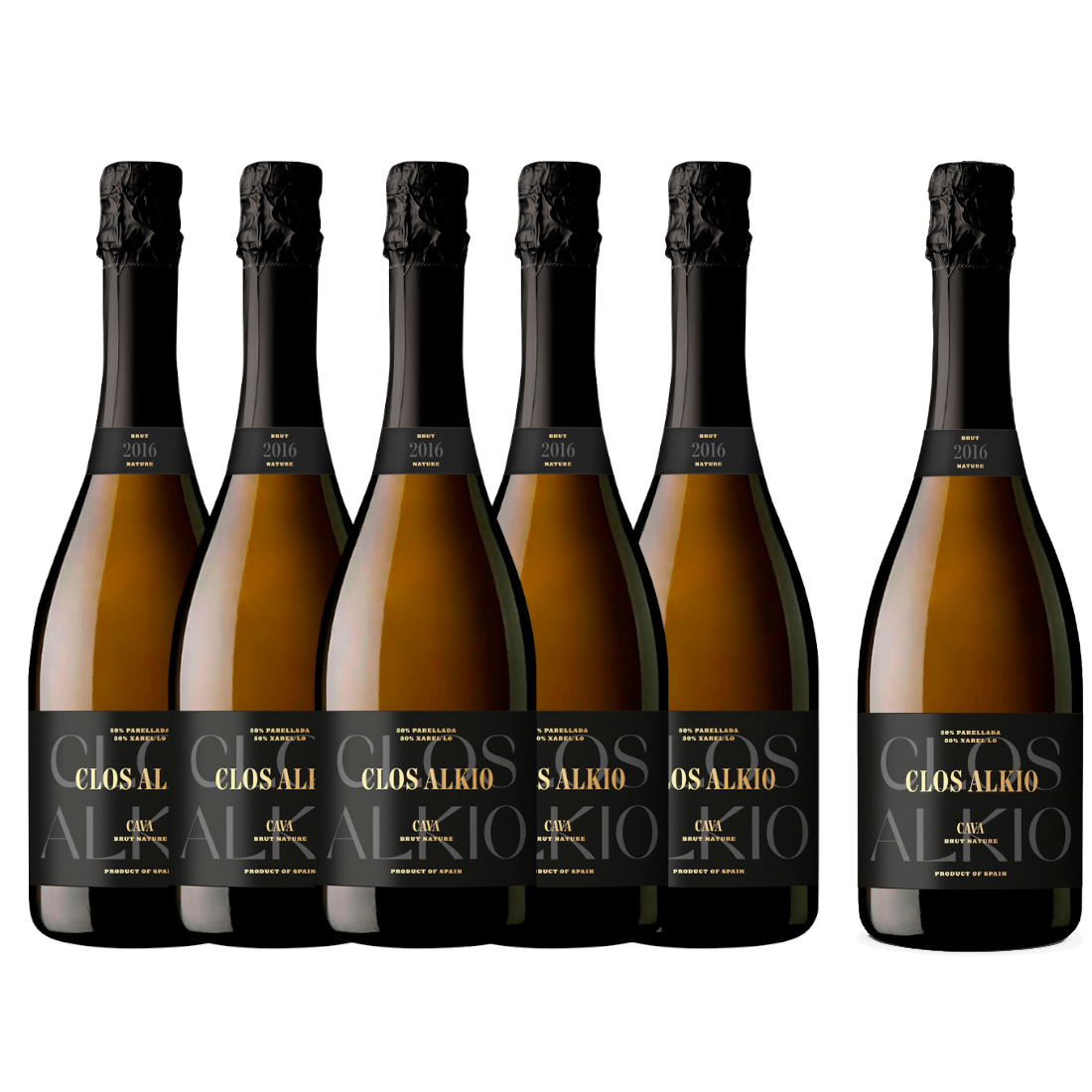 Clos Alkio Cava Brut Nature 2016 - osta 6, maksa 5