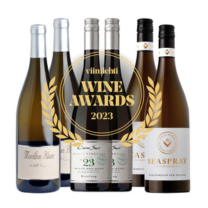 Viinilehti Wine Awards: Vuoden valkoviinit 2023 -maistelulaatikko