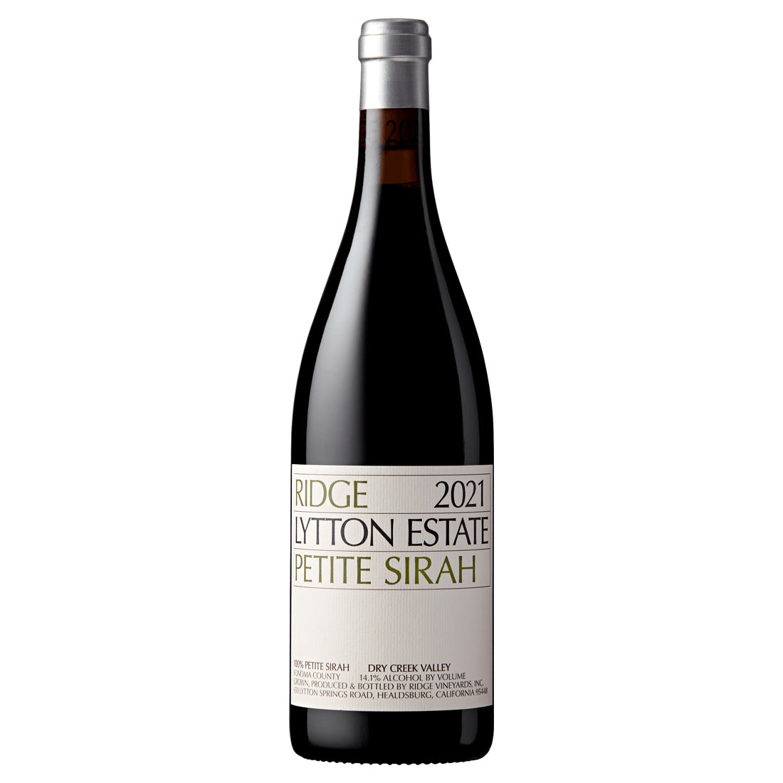 Ridge Lytton Estate Petite Sirah 2022