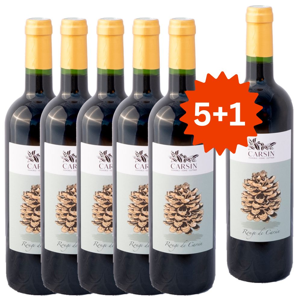 Chateau Carsin Rouge de Carsin 2022 5+1 -paketti