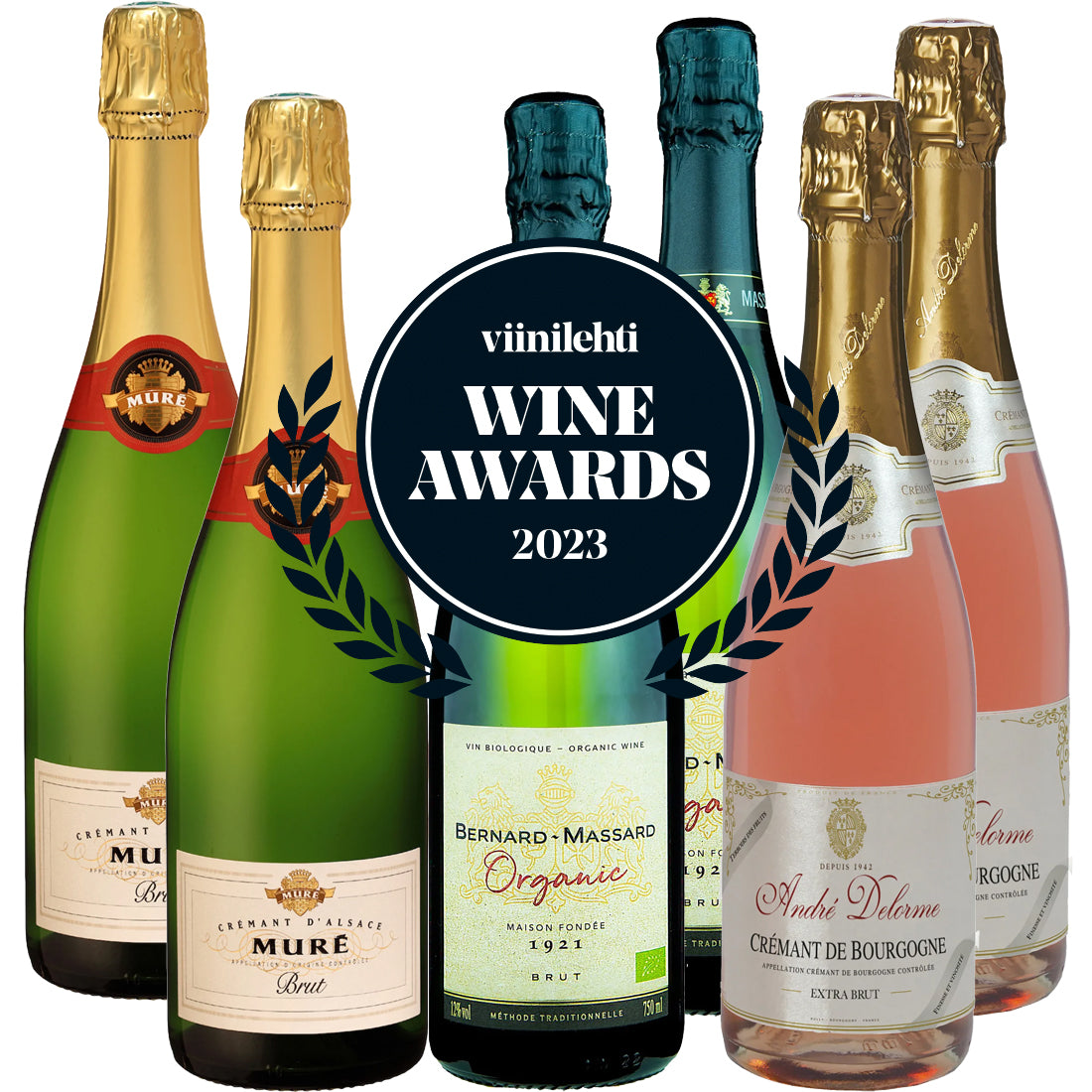 Viinilehti Wine Awards: Vuoden kuohuviinit 2023 -maistelulaatikko